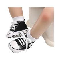Tênis De Lona Antiderrapante Para Bebês E Crianças Pequenas, Sapatos Esportivos Estrela Para Meninos