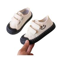 Tênis De Lona Para Crianças Com Estampa De Rosto Sorridente, Casual, Confortável Para Meninos E