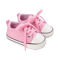 Tênis de Lona Unissex para Bebês - Sola de Borracha Antiderrapante