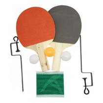 Tênis de Mesa com 3 Bolas, 2 Raquetes e 1 Rede