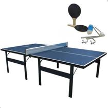 Tenis de Mesa Oficial Ping Pong MDF 25 mm Kit rede suporte raquete Sports