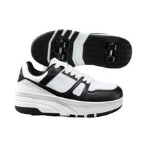 Tênis De Patins De 4 Rodas Boacoisa Para Meninos E Meninas, Calçados Casuais Para Esportes Ao Ar
