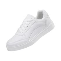 Tênis De Plataforma Em Couro Feminino, Confortáveis E Casuais, Sapatos De Skate Antiderrapantes Tênis De Plataforma Em Couro Feminino, Confortáveis E Casuais, Sapatos De Skate Antiderrapantes