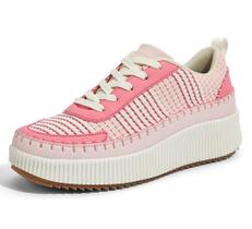 Tênis de plataforma LUCKY STEP Rhinestone, moda feminina
