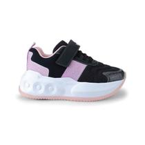 Tênis De Rodinha Menina Skatênis Bibi Preto Rosa Glitter - 37 - Preto