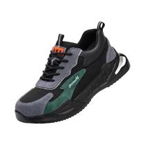 Tênis De Segurança Masculino Leve Com Biqueira De Aço Para Trabalho Industrial