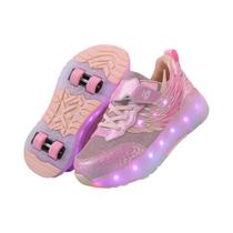 Tênis De Skate Com Luzes LED Para Meninos E Meninas, Com Carregamento USB, Tênis Casuais Infantis