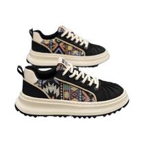 Tênis De Skate Estilo Designer Masculino Respirável Casual Esportivo Baixo Com Plataforma Aumentada Tênis De Skate Estilo Designer Masculino Respirável Casual Esportivo Baixo Com Plataforma Aumentada