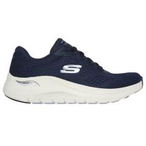 Tênis de Treino Feminino Skechers Arch Fit Azul - 1500 Tênis de Treino Feminino Skechers Arch Fit Azul - 1500