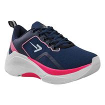 Tênis de Treino Marinho Pink BX2439 Confortável Box 200