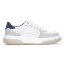 Tênis Democrata Denim Beat Pulse Camurça Branco Cinza e Azul - Masculino Tênis Democrata Denim Beat Pulse Camurça Branco Cinza e Azul - Masculino