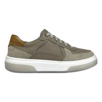 Tênis Democrata Denim Beat Pulse Masculino 623101 Off White/Grey