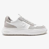Tênis Democrata Denim Block Couro Off White Tênis Democrata Denim Block Couro Off White