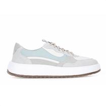 Tênis Democrata Drake Pulse Off White Cinza e Azul - Feminino Tênis Democrata Drake Pulse Off White Cinza e Azul - Feminino