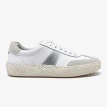 Tênis Democrata Feminino Bora Branco/Prata