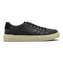 Tenis Democrata Masculino Bill Couro Confortavel Elastico - Preto Tenis Democrata Masculino Bill Couro Confortavel Elastico - Preto