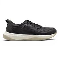 Tenis Democrata Masculino Draft Pulse Couro Confortavel - Preto Tenis Democrata Masculino Draft Pulse Couro Confortavel - Preto