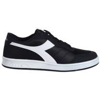 Tênis Diadora Castello Unissex - Preto e Branco