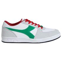 Tênis Diadora Playmaker SD Masculino - Branco e Vermelho