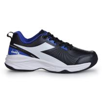 Tênis Diadora Strike Preto e Royal Unissex