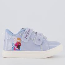 Tênis Disney Frozen Casual Infantil Azul e Prata