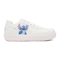 Tênis Disney Stitch Infantil Branco e Marinho Original