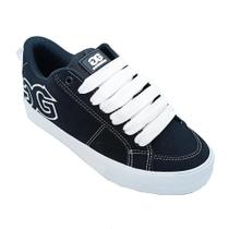 Tenis double g original record robusto black/white