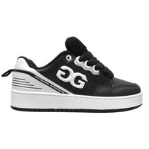 Tênis Double-G Rapture Skate Retro Robusto Preto Branco Tênis Double-G Rapture Skate Retro Robusto Preto Branco