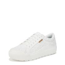 Tênis Dr. Scholl's Time Off feminino de renda branca de crochê 9,5 m