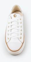 Tenis Dumond Branco com Enfeite Dourado Tenis Dumond Branco com Enfeite Dourado