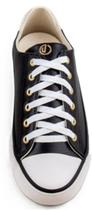 Tenis Dumond Preto com Enfeite Dourado Tenis Dumond Preto com Enfeite Dourado