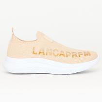 Tênis Easy Lança Perfume Enfeite Brilho Ou25 Bege Feminino Tênis Easy Lança Perfume Enfeite Brilho Ou25 Bege Feminino