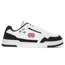 Tênis Ecko Sintético Unissex Detroit Eck1 Preto Branco Vermelho