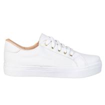 Tenis Elastico Feminino Slip On Detalhes Rosa Slip On