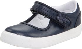 Tênis Ella Mary Jane para crianças para meninas, azul marinho, 9,5 de largura