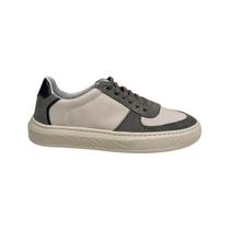 Tênis em couro casual horman ch1481397 cinza