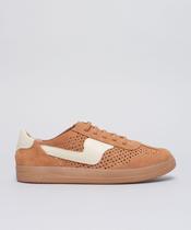 Tenis Erica Couro Camurca - Caramelo Tenis Erica Couro Camurca - Caramelo