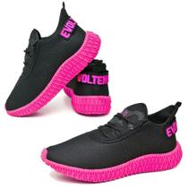 Tênis Esporte Casual Sola 3D Confortavel Pink