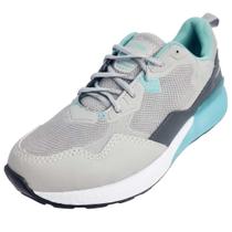 Tênis Esporte XR Gel - Cinza, Verde e Branco