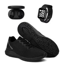 Tênis Esportivo 2000 Feminino Masculino Corrida Academia + Relógio + Fone de Ouvido Bluetooth Tênis Esportivo 2000 Feminino Masculino Corrida Academia + Relógio + Fone de Ouvido Bluetooth