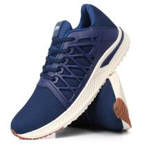 Tênis Esportivo Calce Fácil Leve Ortopédico Anatômico Corrida Academia Casual Sport