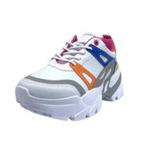 Tenis esportivo em sintetico femin branco color ramarin 25-85103