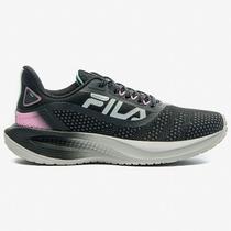 Tênis Esportivo Feminino Efecto Preto Branco Rosa Fila F02TR00016-596