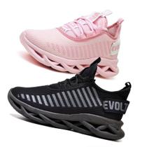 Tênis Esportivo Masculino Evoltenn Academia - 2 Pares Rosa e Preto Tênis Esportivo Masculino Evoltenn Academia - 2 Pares Rosa e Preto