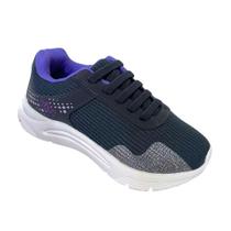 Tênis Esportivo Menina Klin New Sport Azul/Roxo 480054-4