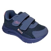 Tênis Esportivo Menina Klin New Sport Marinho/Rosa 199112-4 Tênis Esportivo Menina Klin New Sport Marinho/Rosa 199112-4