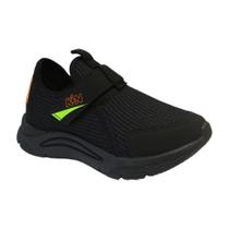 Tênis Esportivo Menino Klin New Sport Preto/Laranja 199114