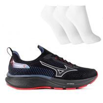 Tênis Esportivo Mizuno Cool Ride 3 Masculino + 3 Pares de Meias
