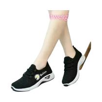 Tênis Esportivos Femininos Respiráveis Em Malha De Ar Leves Com Sola Macia Casuais E Modernos Tênis Esportivos Femininos Respiráveis Em Malha De Ar Leves Com Sola Macia Casuais E Modernos