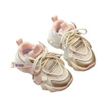 Tênis Esportivos Infantis Para Meninas Primavera Outono Moda Casual Resistentes Ao Uso Malha Tênis Esportivos Infantis Para Meninas Primavera Outono Moda Casual Resistentes Ao Uso Malha